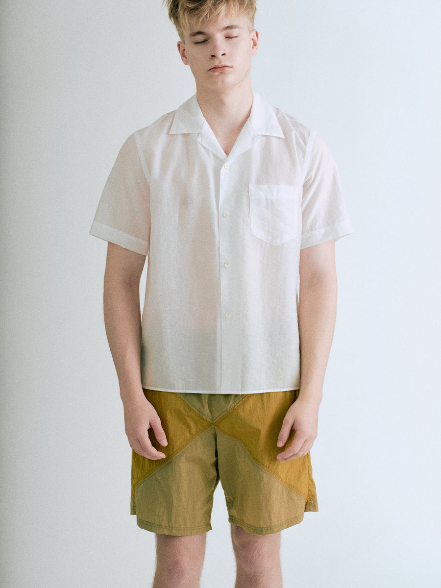 OLD FOLK HOUSE シアーシャツ  サイズ3 Lyocell & Nylon Sheer Shirt – OLD FOLK HOUSE