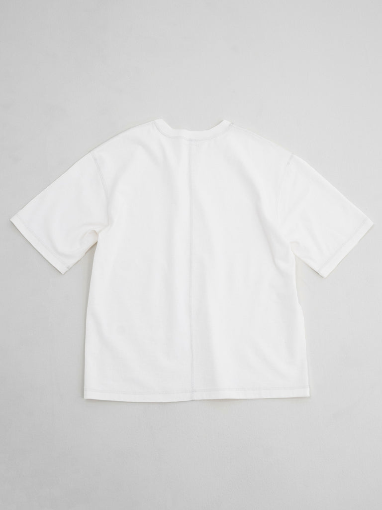 OLD FOLK HOUSE ホワイト リラックスフィット Tシャツ