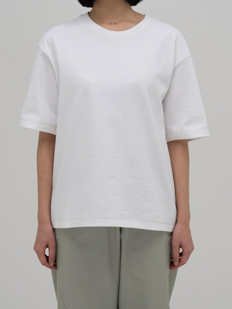 OLD FOLK HOUSE ホワイト リラックスフィット Tシャツ