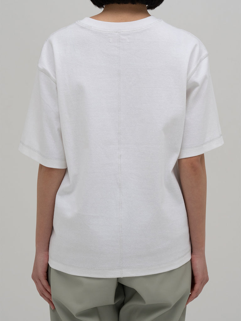 OLD FOLK HOUSE ホワイト リラックスフィット Tシャツ