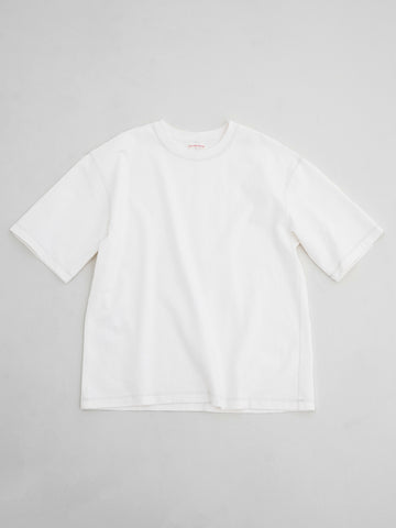 OLD FOLK HOUSE ホワイト リラックスフィット Tシャツ