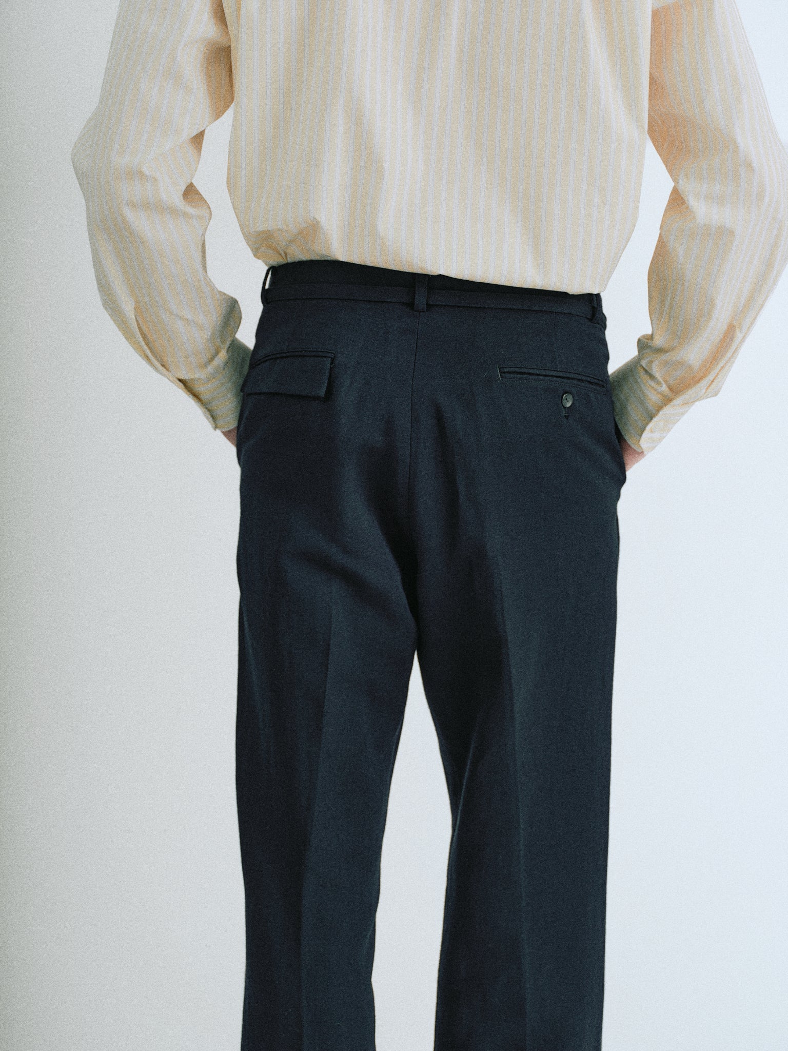 Wool & Linen Trousers - OLD FOLK HOUSE Official Website