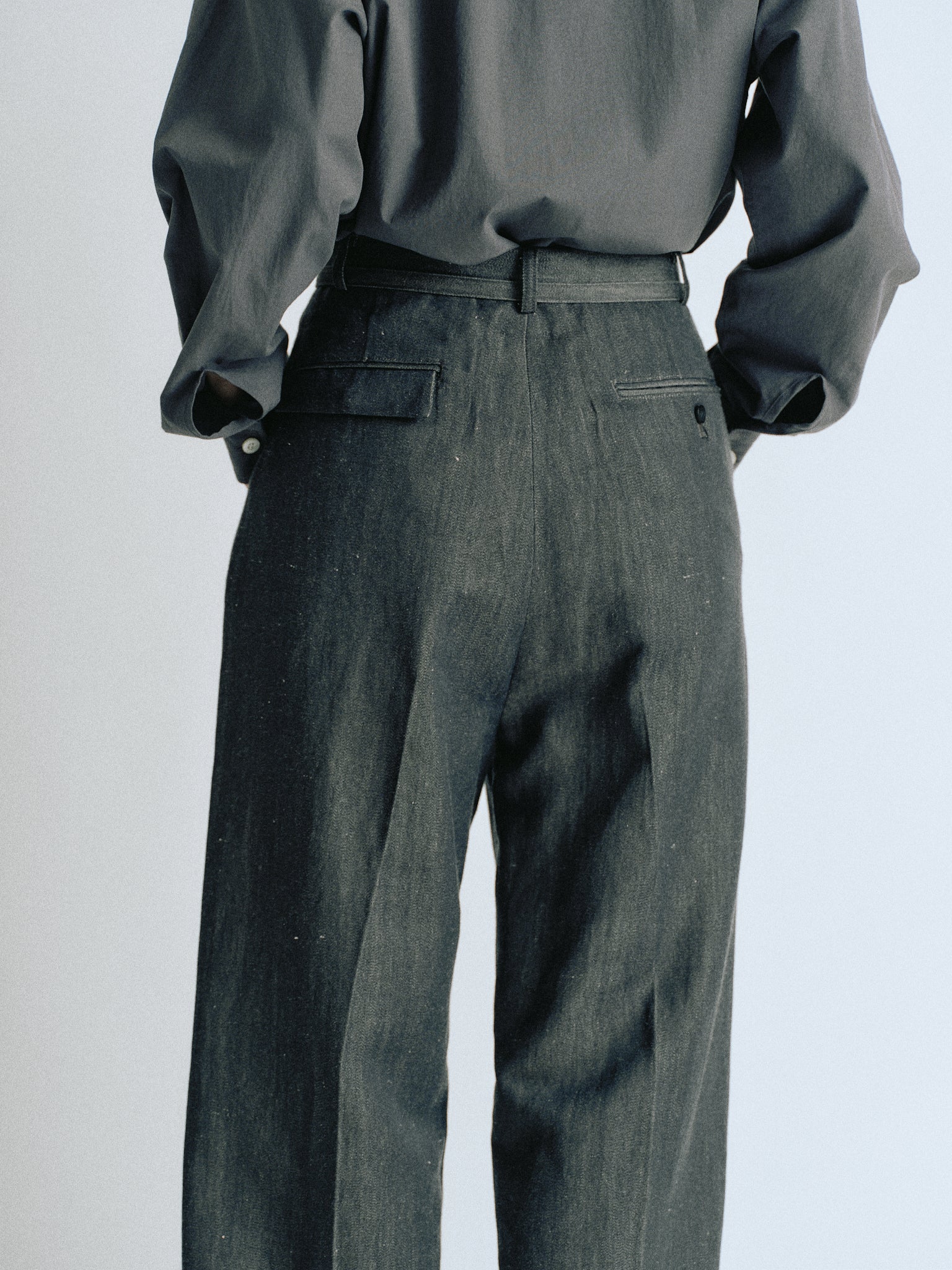 Wool & Linen Trousers - OLD FOLK HOUSE Official Website