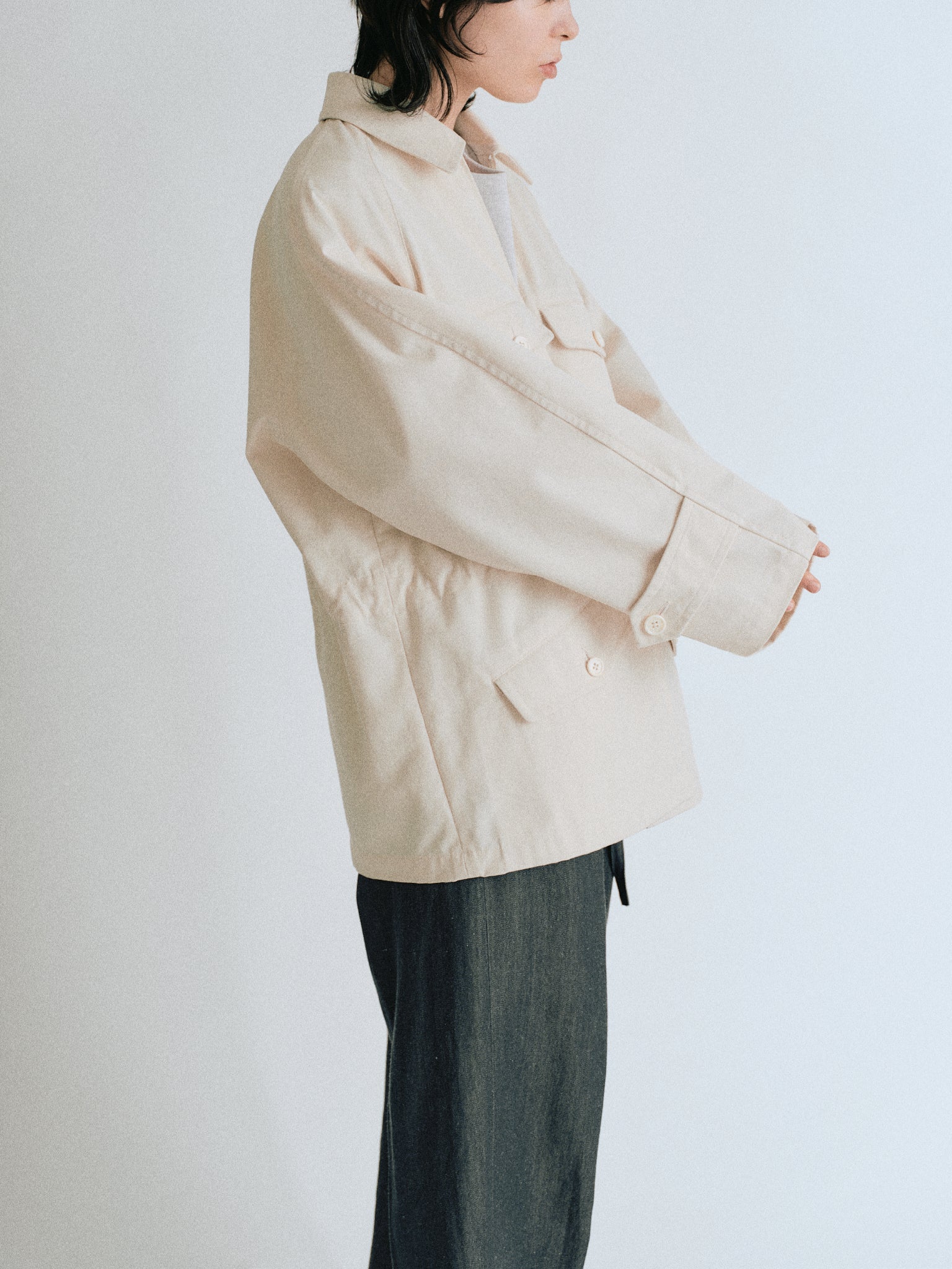 Hard Twist Cotton Hunting Jacket - OLD FOLK HOUSE Official Website