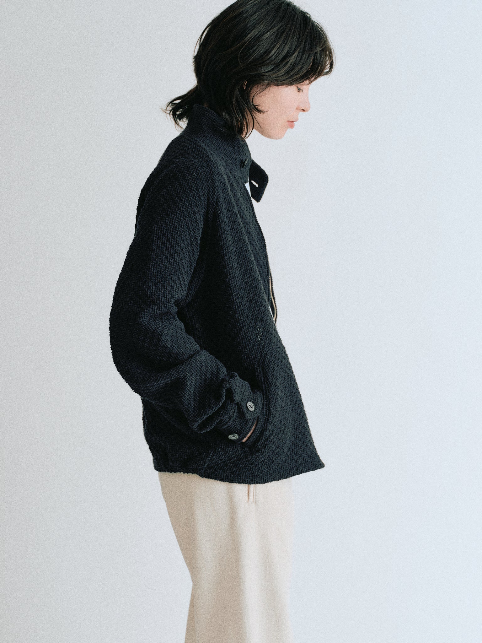 OLD FOLK HOUSE Rope Jacket ブラック Rope Jacket - OLD FOLK HOUSE Official Website