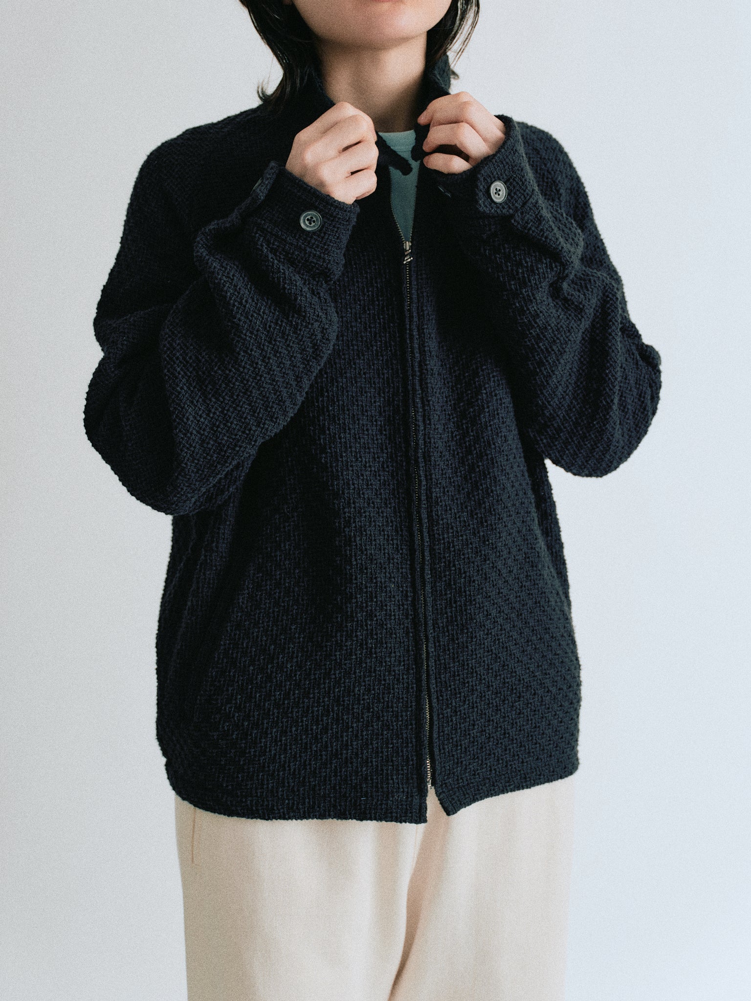 OLD FOLK HOUSE Rope Jacket ブラック Rope Jacket - OLD FOLK HOUSE Official Website