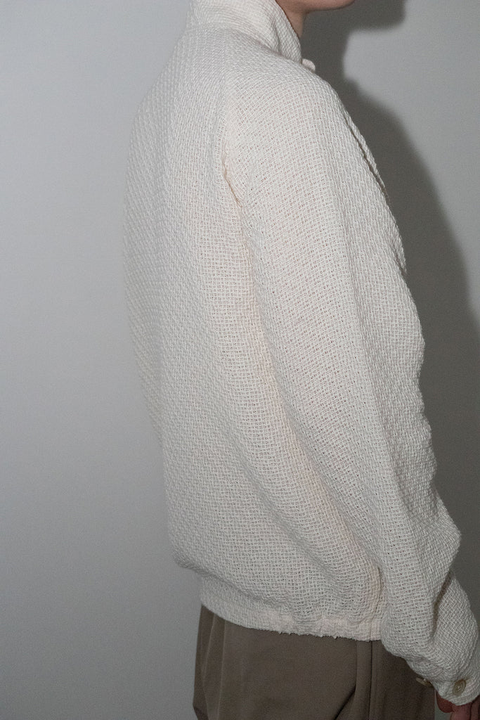 OLD FOLK HOUSE ホワイト リラックスフィット ブルゾン ジャケット