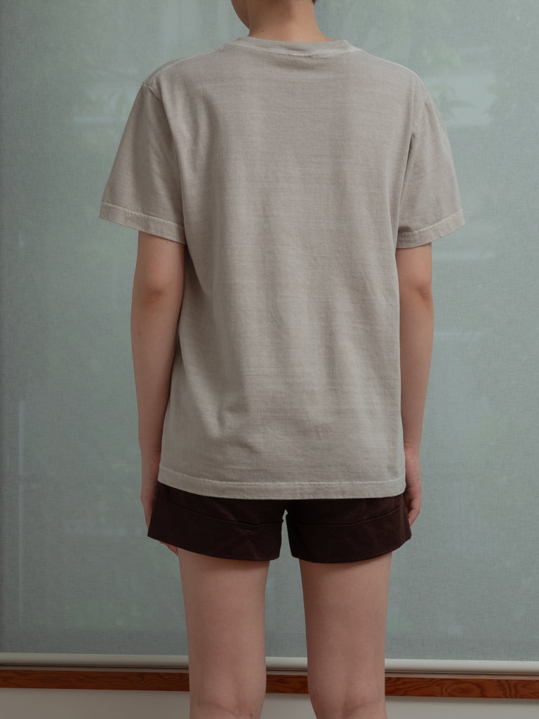 OLD FOLK HOUSE グレー スタッズ Tシャツ