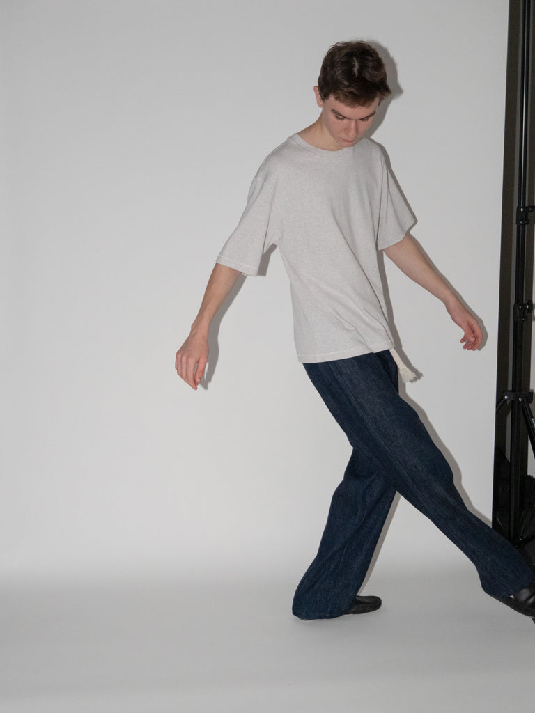 OLD FOLK HOUSE グレー リラックスフィット Tシャツ