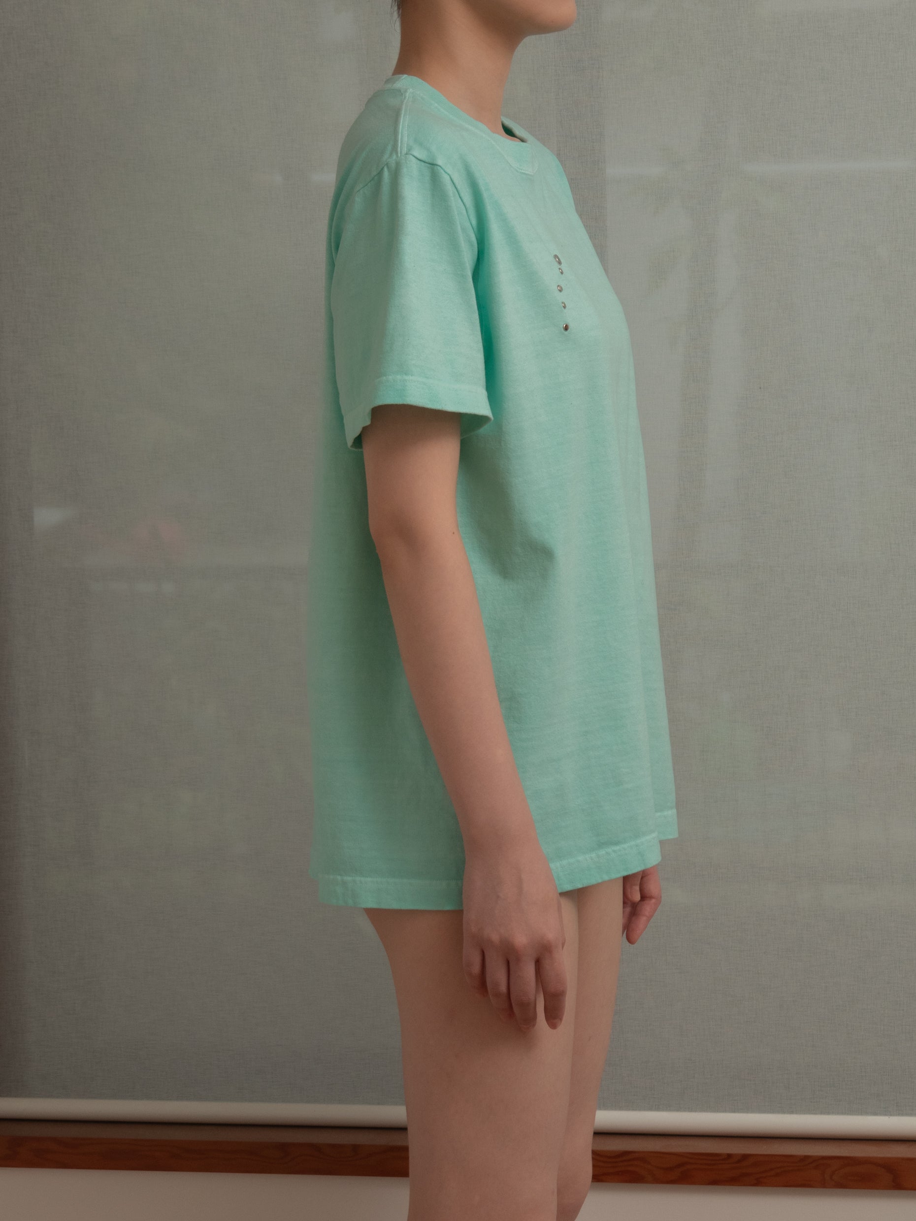 Nails T-shirt Garmentdye Turquoise – OLD FOLK HOUSE