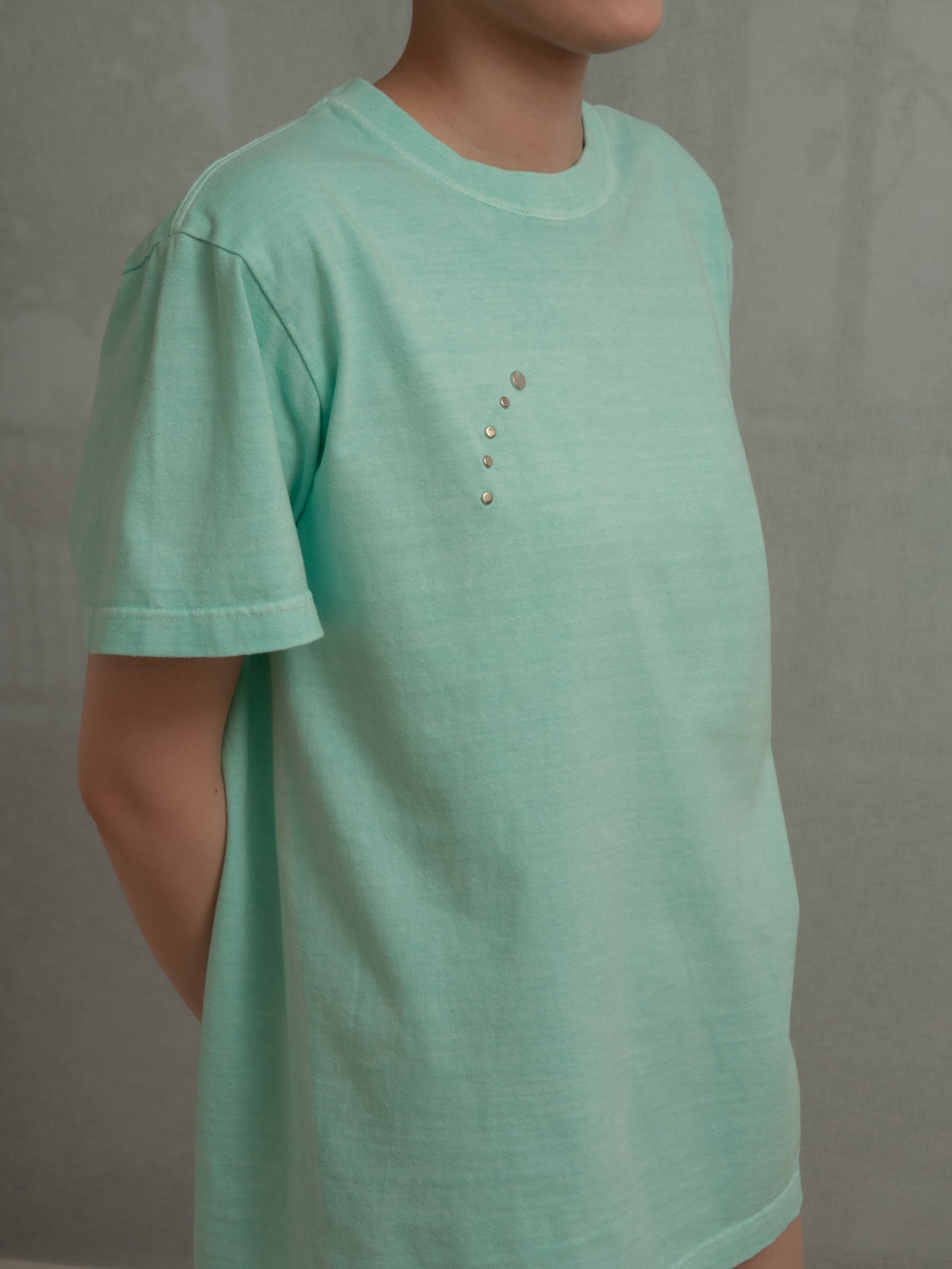 Nails T-shirt Garmentdye Turquoise – OLD FOLK HOUSE