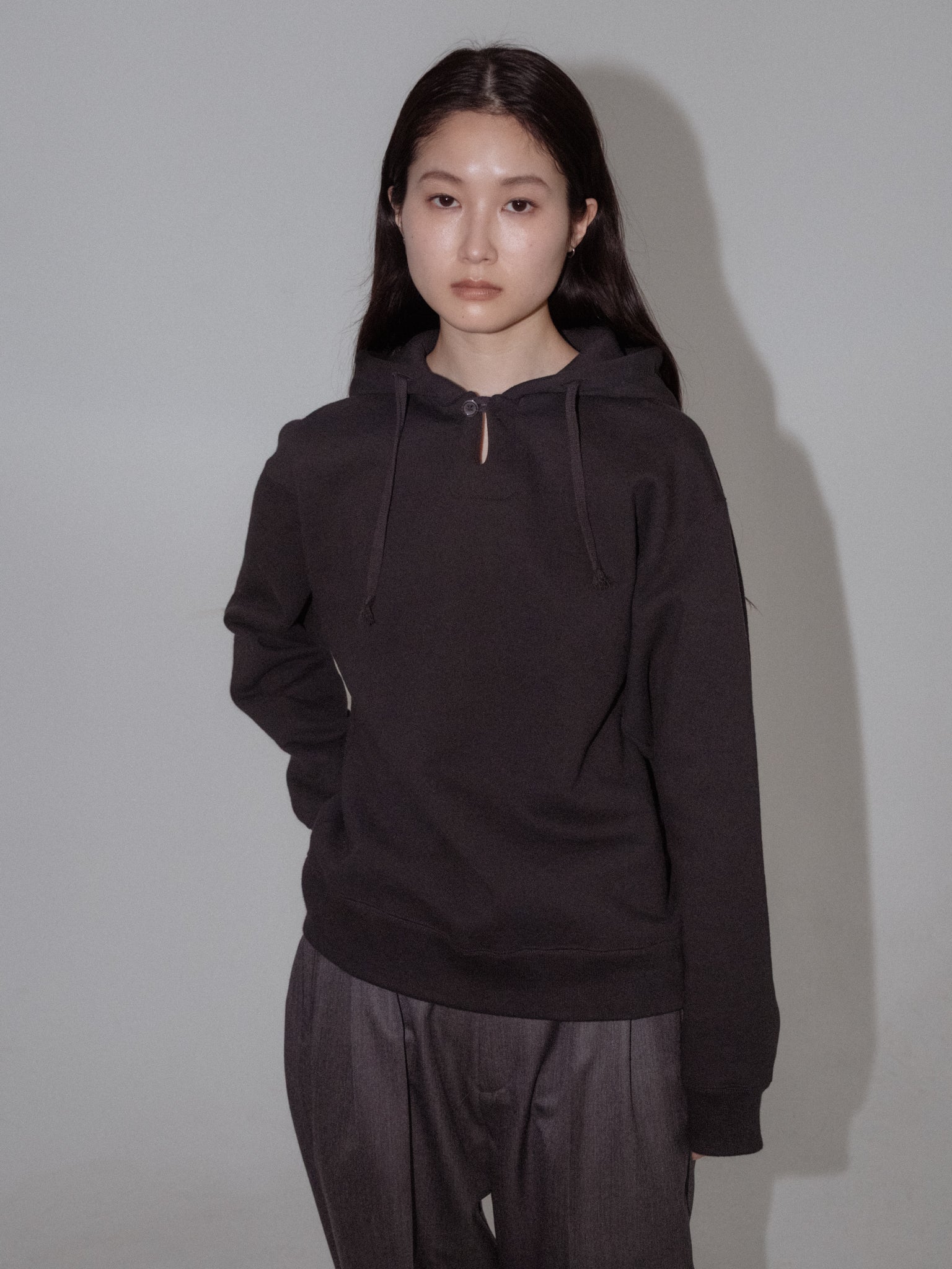 Skipper Sweat Hoodie with Fleece Lining Black – OLD FOLK HOUSE