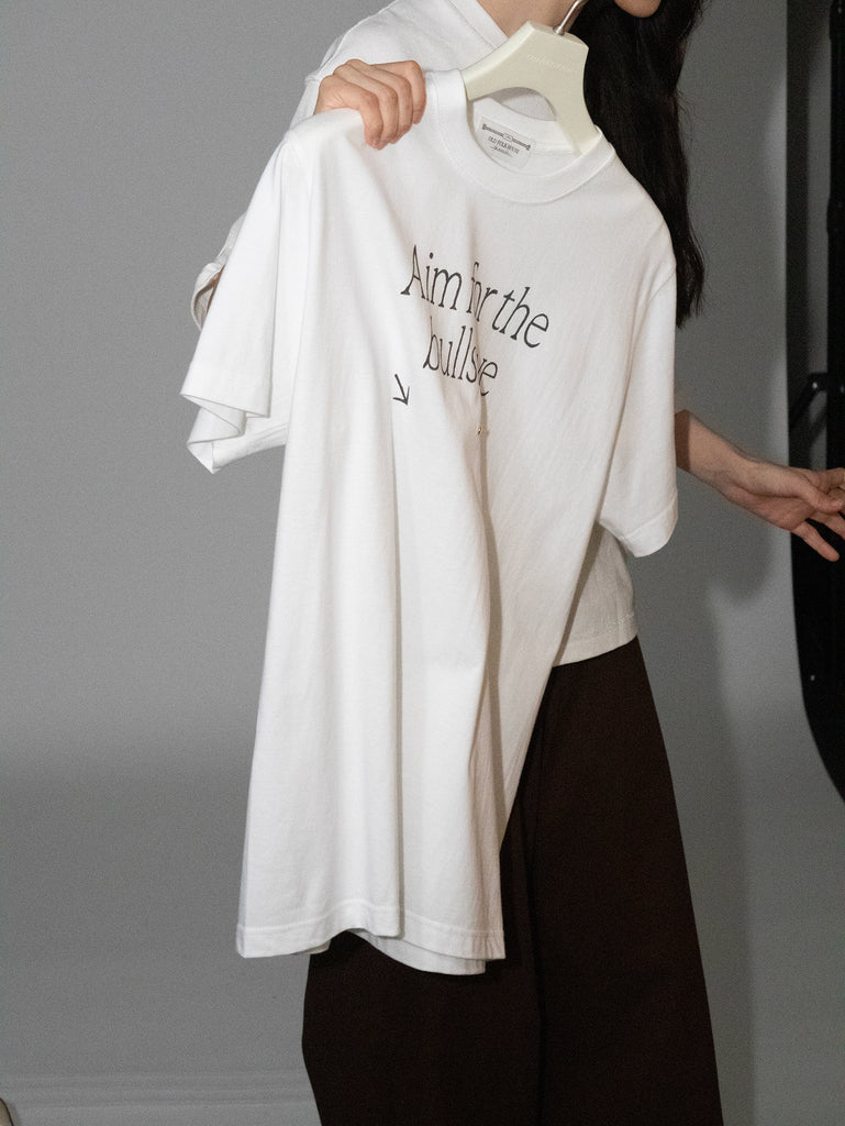 OLD FOLK HOUSE ホワイト スタッズ Tシャツ